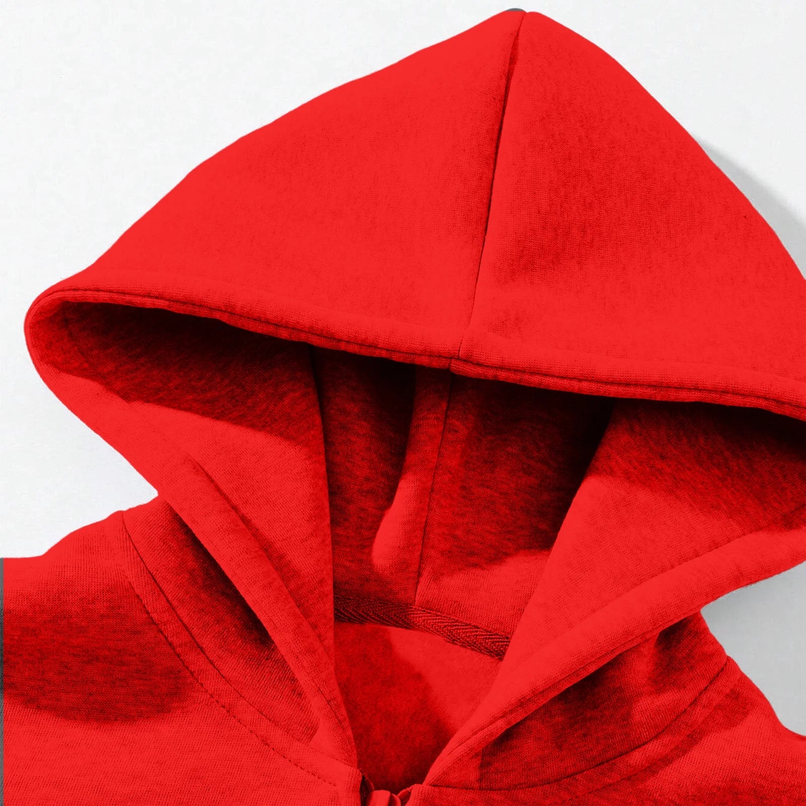 Men'S Quarter Zip Hoodies Zip up Solid Color Hoodie Long Sleeve Drop Shoulder Sweatshirt Casual Pullover Red 2XL