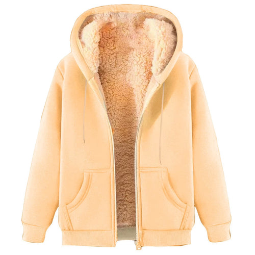 Big and Tall Fleece Hoodie for Men Sherpa Fuzzy Winter Thermal Sweatshirt Full Zip Casual Trendy Jackets with Pockets Beige,Xxxxl